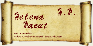 Helena Macut vizit kartica